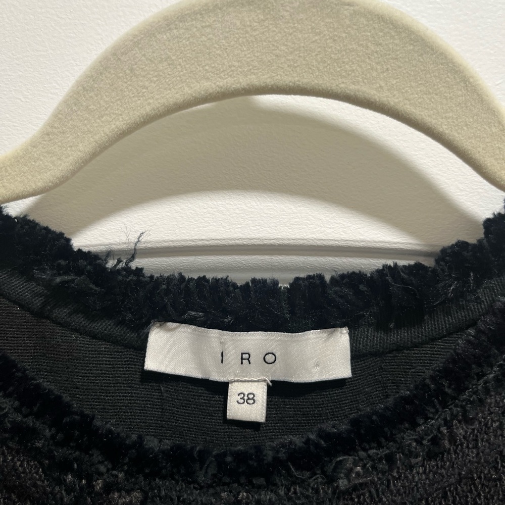 IRO black sleeves shirt